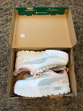 Puma WMNs Mayze Raw - White / Chalk / Pink size 9